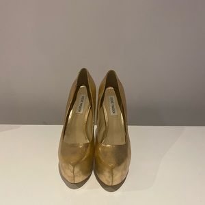 Gold Steve Madden Heels